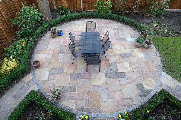 Stone Patio Installation