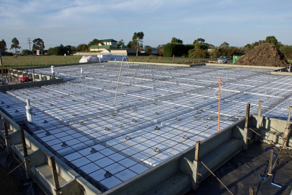 Barn Pad Construction in Delaware